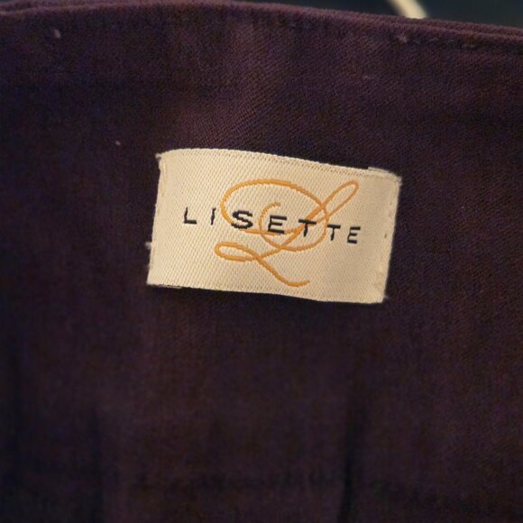 Lisette L  #801 - Essentials Slim Ankle Pants, Magical Lycra - size 10 - brown - Picture 3 of 5